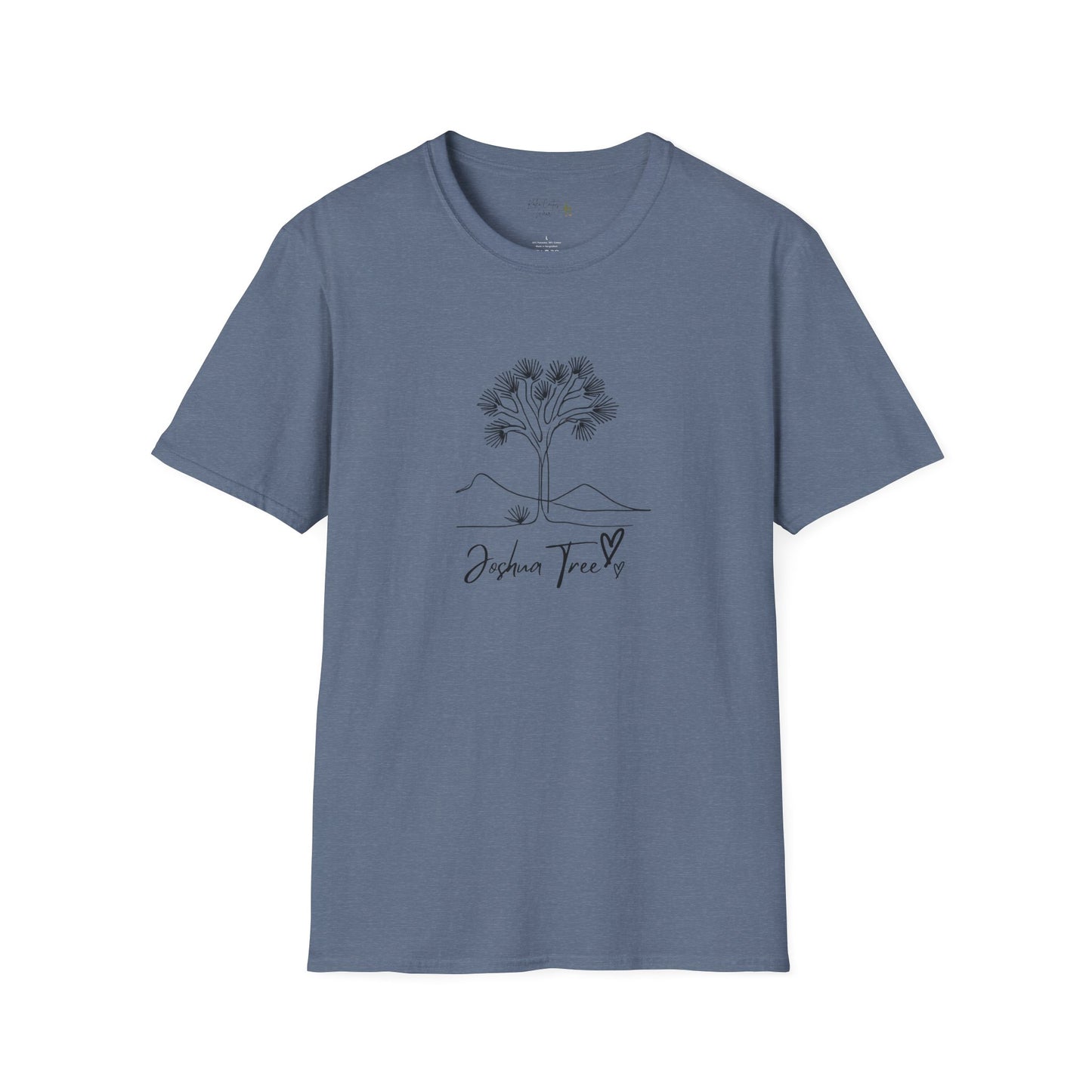 Joshua Tree Line Art T-Shirt - Kaleo Cactus Garden