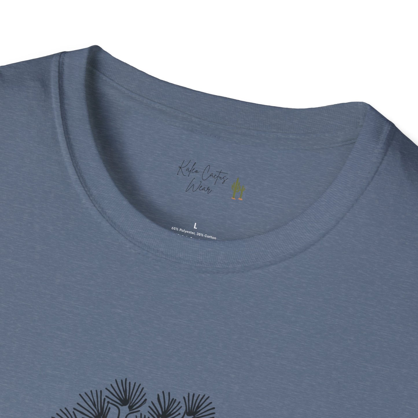 Joshua Tree Line Art T-Shirt - Kaleo Cactus Garden
