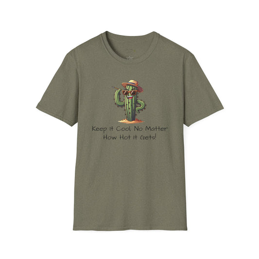 Cactus T-Shirt 'Keep It Cool' - Kaleo Cactus Garden