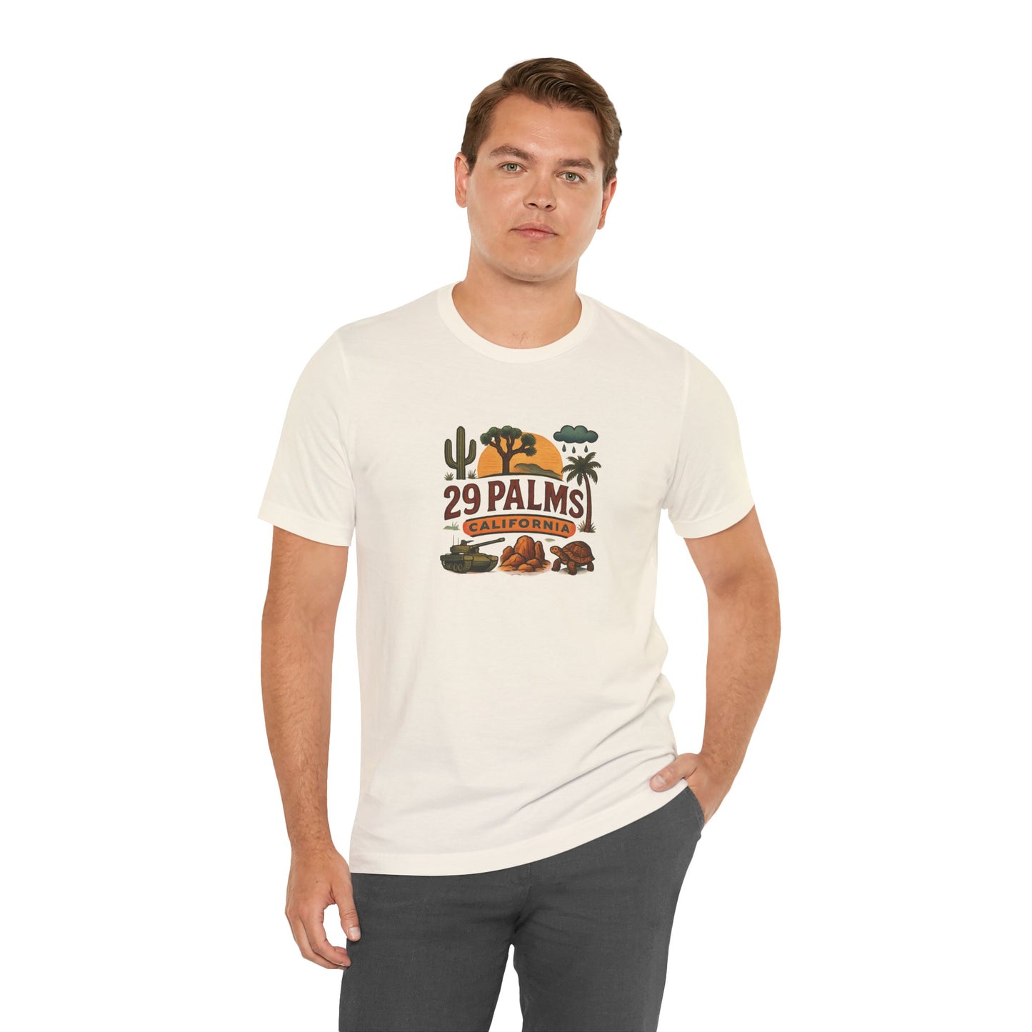 29 Palms California Unisex Tee, Casual Graphic T-Shirt, Gift for Adventurers, Perfect for Summer Outings, Travel Enthusiasts, Nature Lovers