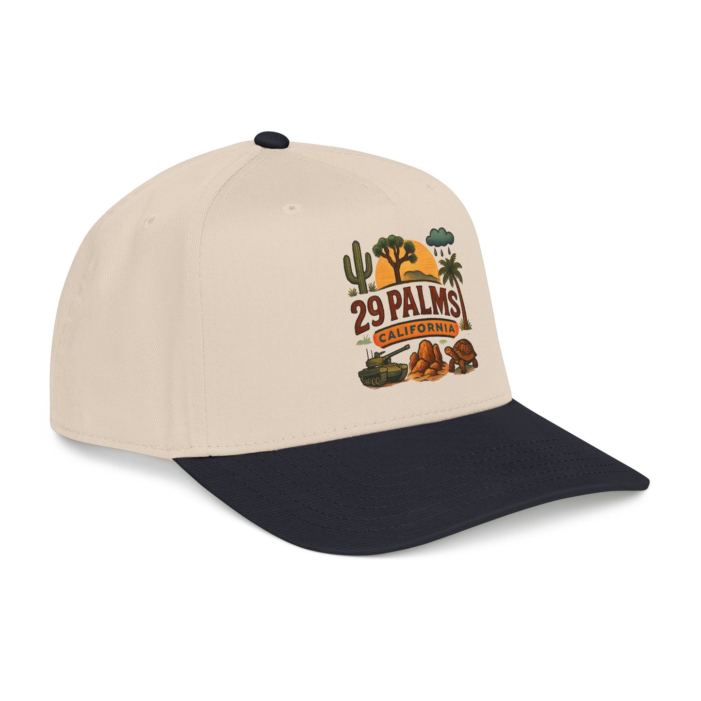 29 Palms California Retro Desert Baseball Cap — Vintage Souvenir Hat - Kaleo Cactus Garden