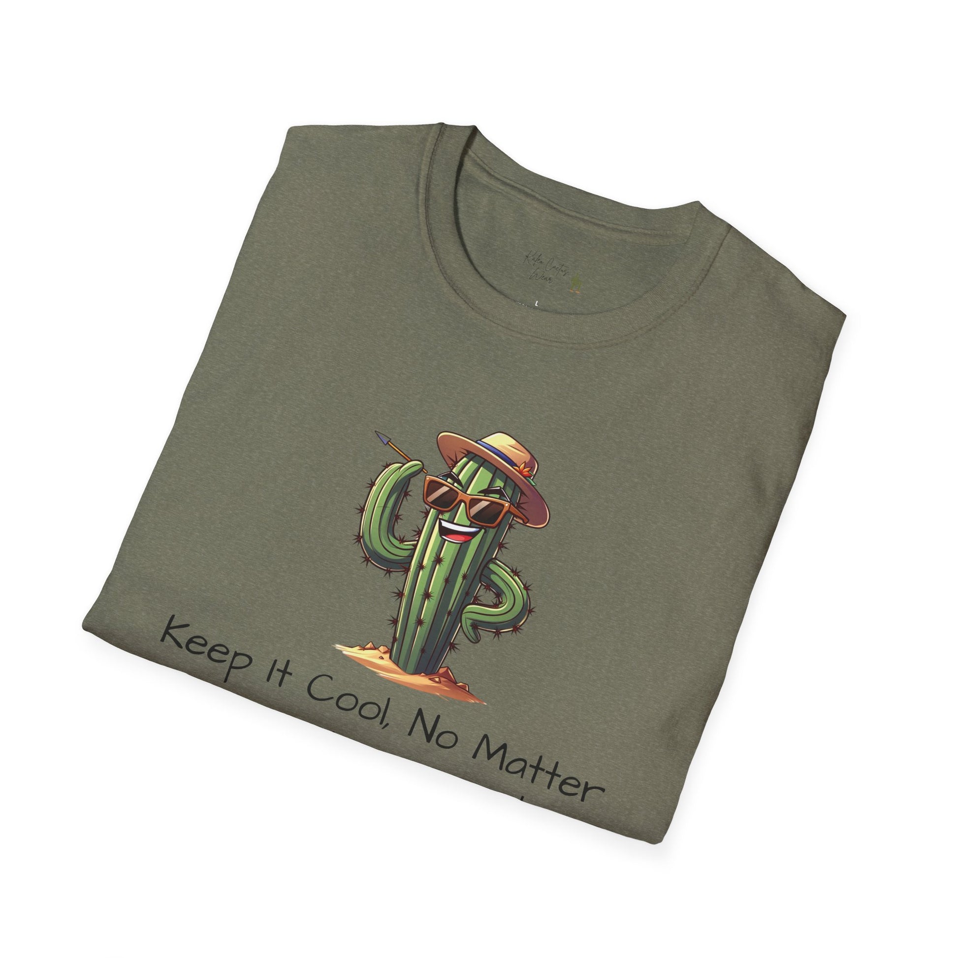 Cactus T-Shirt 'Keep It Cool' - Kaleo Cactus Garden
