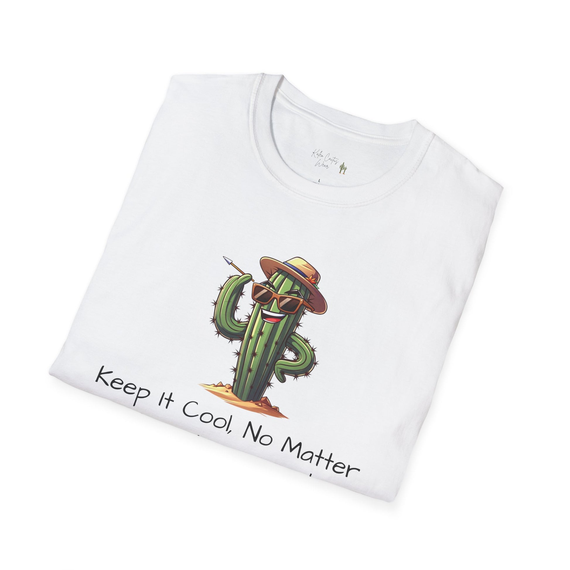 Cactus T-Shirt 'Keep It Cool' - Kaleo Cactus Garden