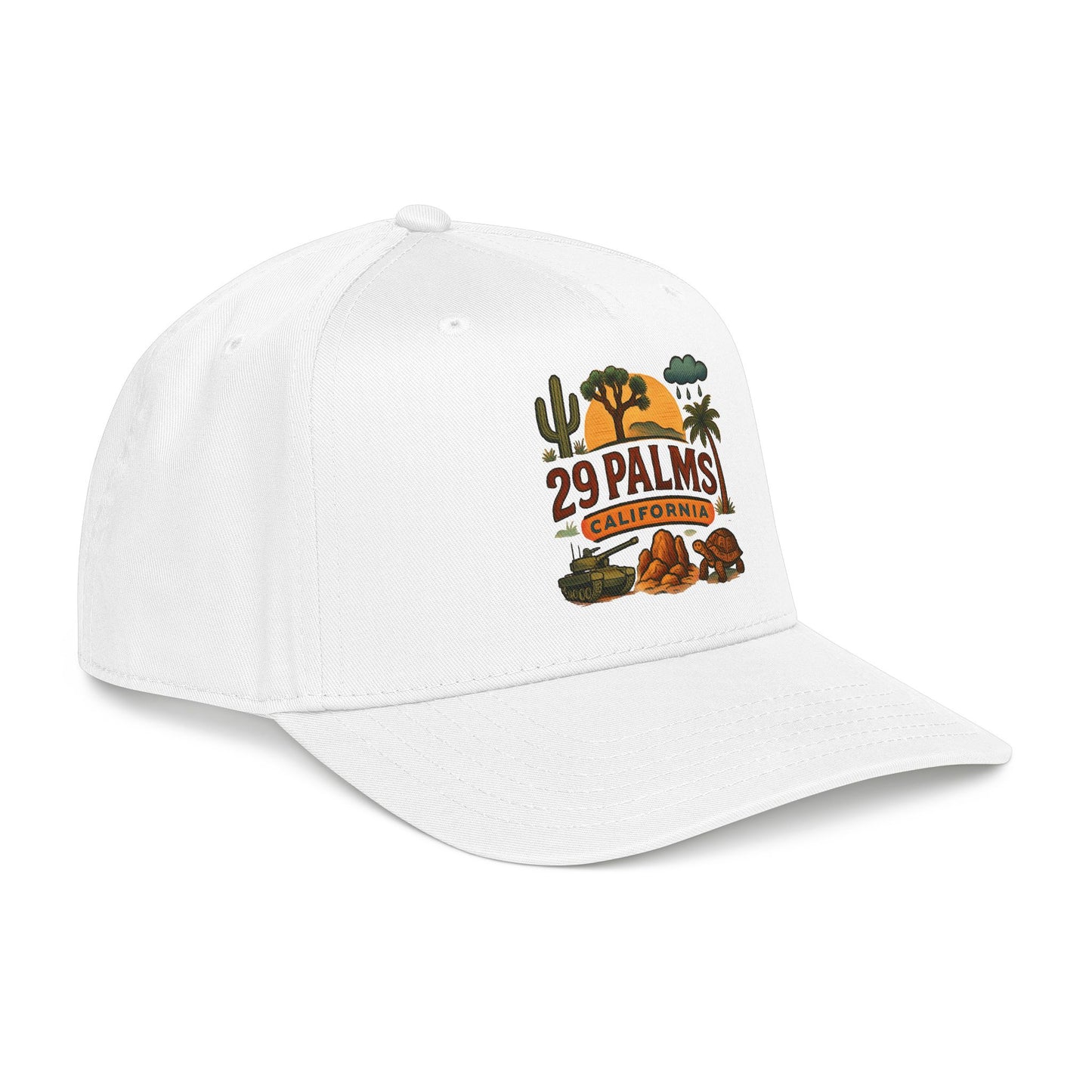 29 Palms California Retro Desert Baseball Cap — Vintage Souvenir Hat - Kaleo Cactus Garden