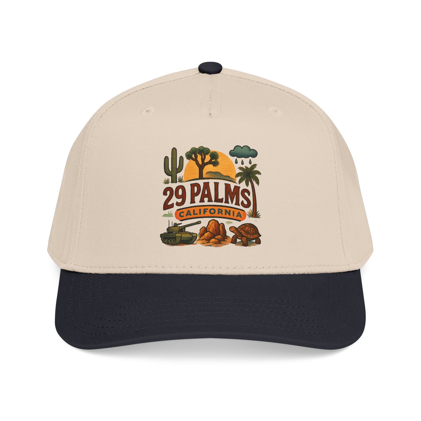 29 Palms California Retro Desert Baseball Cap — Vintage Souvenir Hat - Kaleo Cactus Garden