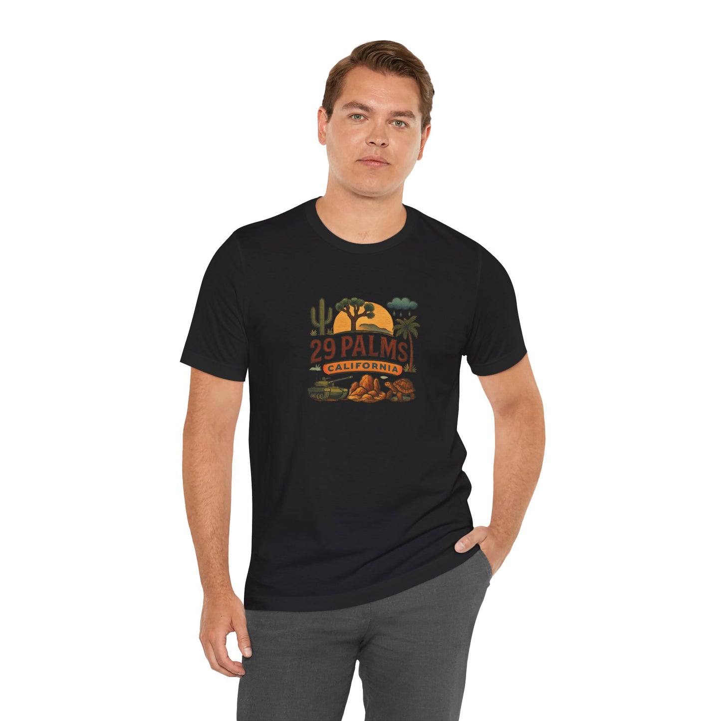 29 Palms California Unisex Tee, Casual Graphic T-Shirt, Gift for Adventurers, Perfect for Summer Outings, Travel Enthusiasts, Nature Lovers