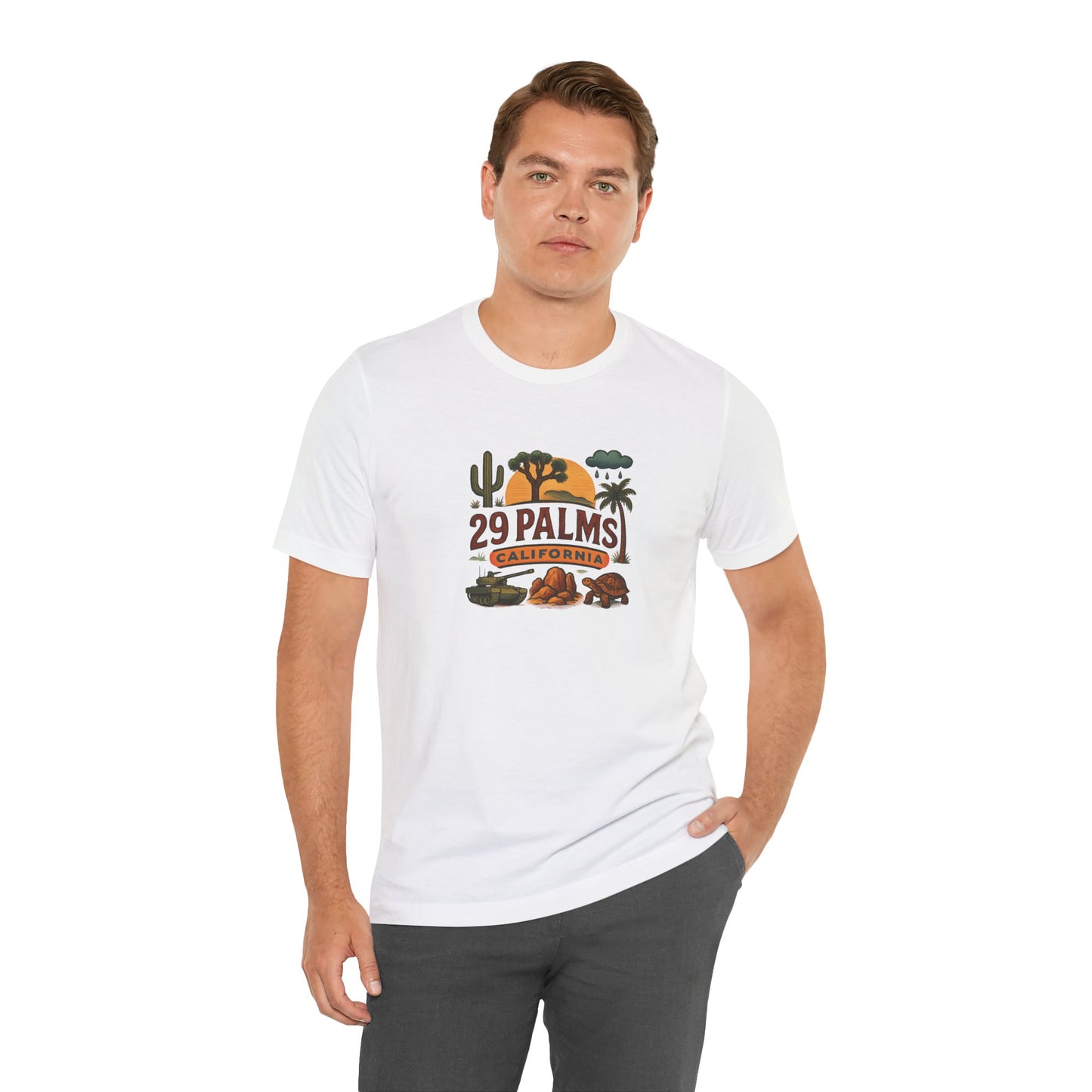 29 Palms California Unisex Tee, Casual Graphic T-Shirt, Gift for Adventurers, Perfect for Summer Outings, Travel Enthusiasts, Nature Lovers