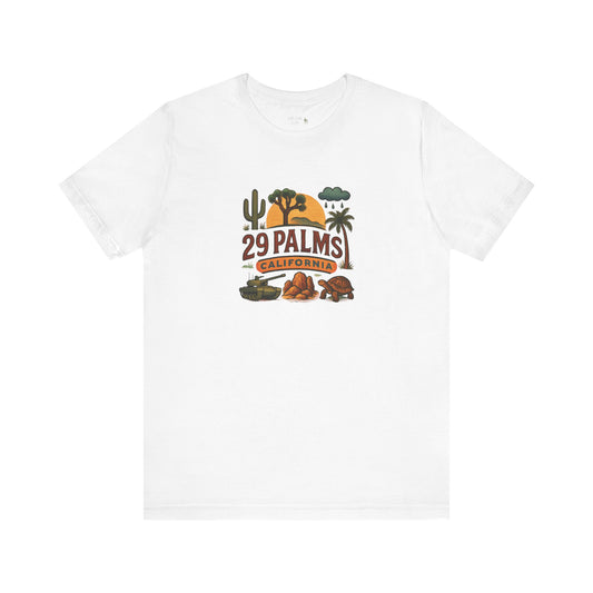 29 Palms California Unisex Tee, Casual Graphic T-Shirt, Gift for Adventurers, Perfect for Summer Outings, Travel Enthusiasts, Nature Lovers