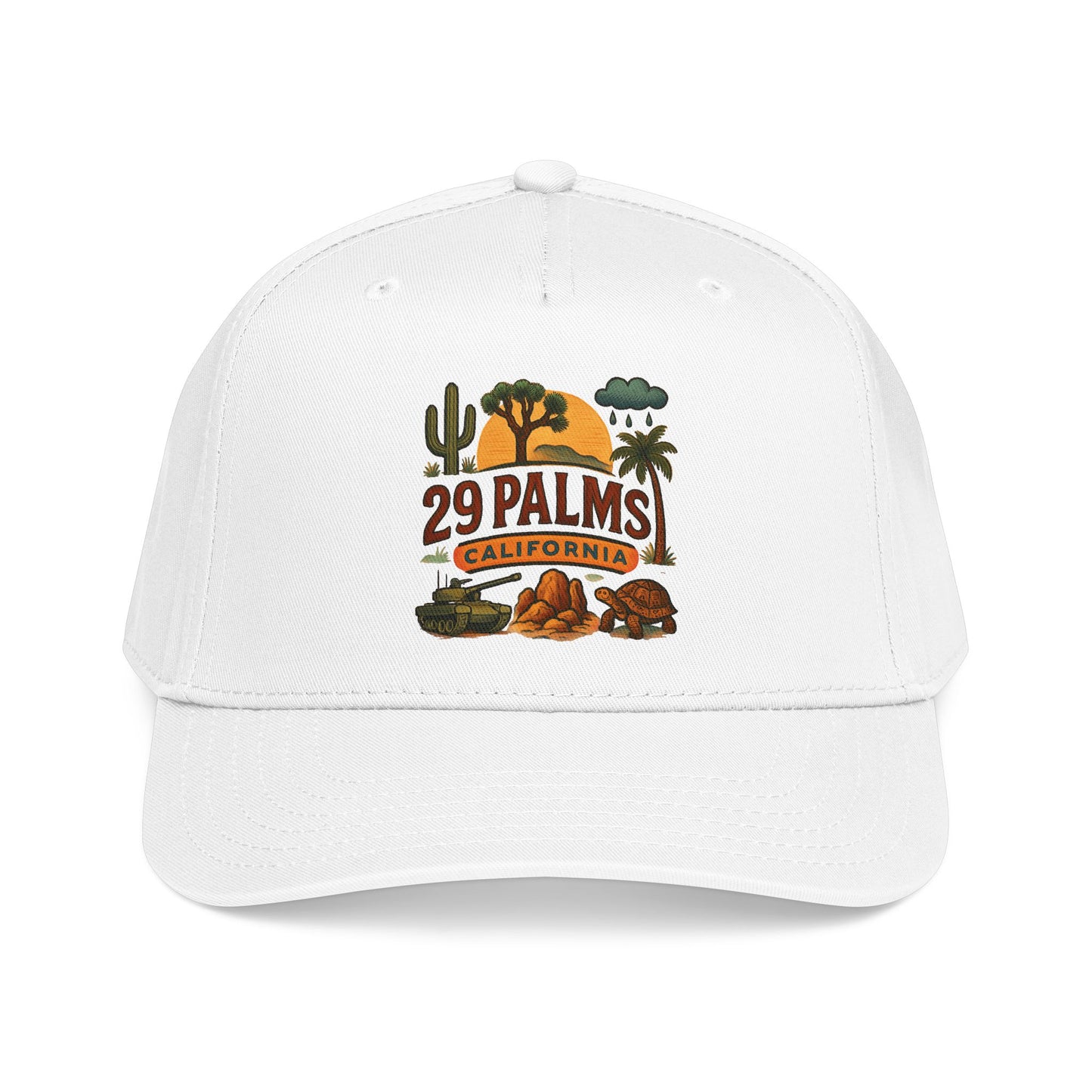 29 Palms California Retro Desert Baseball Cap — Vintage Souvenir Hat - Kaleo Cactus Garden