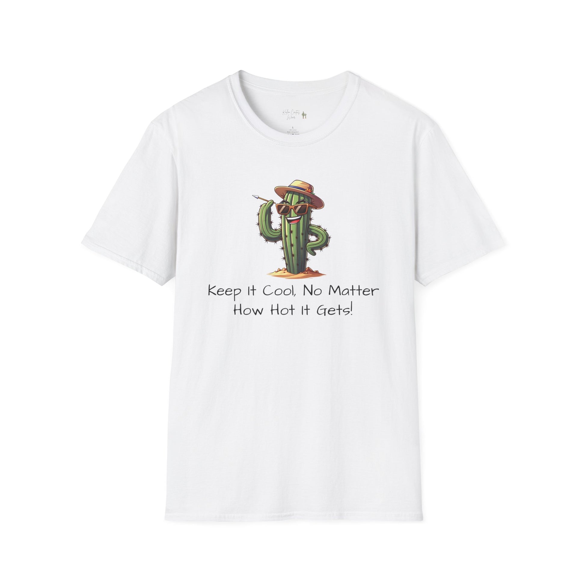 Cactus T-Shirt 'Keep It Cool' - Kaleo Cactus Garden