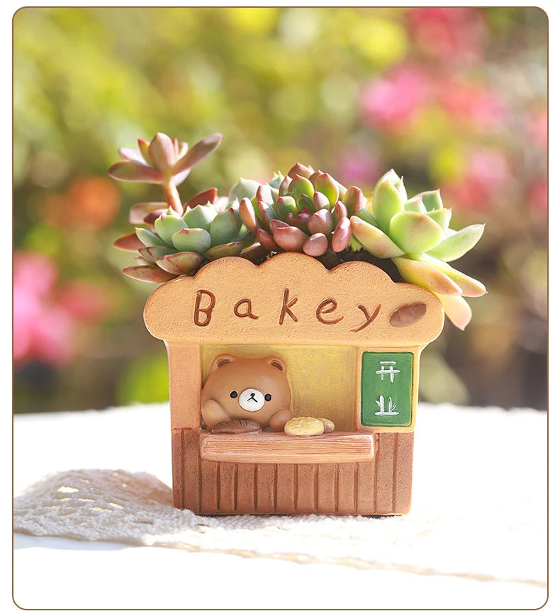 Decorative Garden Pots for Mini Plants - Kaleo Cactus Garden