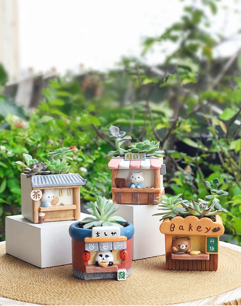 Decorative Garden Pots for Mini Plants - Kaleo Cactus Garden