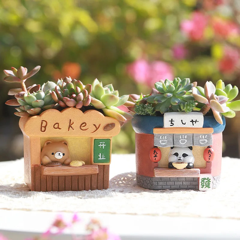 Decorative Garden Pots for Mini Plants - Kaleo Cactus Garden