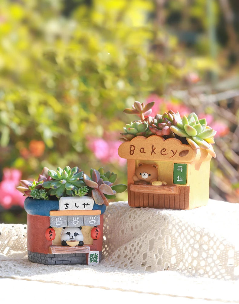 Decorative Garden Pots for Mini Plants - Kaleo Cactus Garden