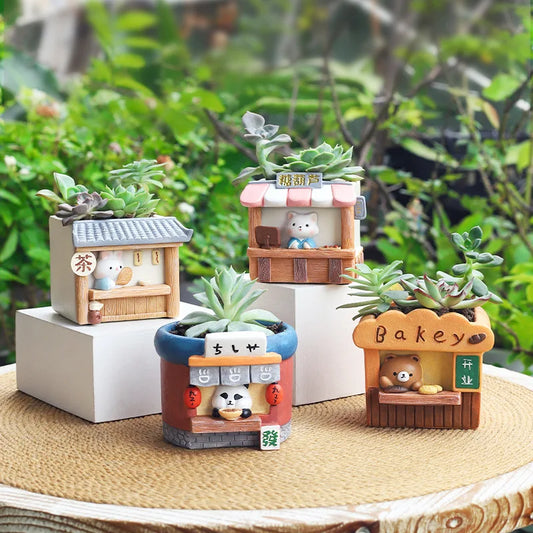 Decorative Garden Pots for Mini Plants - Kaleo Cactus Garden